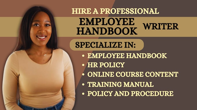 Gig Preview - Create a professional employee handbook and HR policy manual for your business