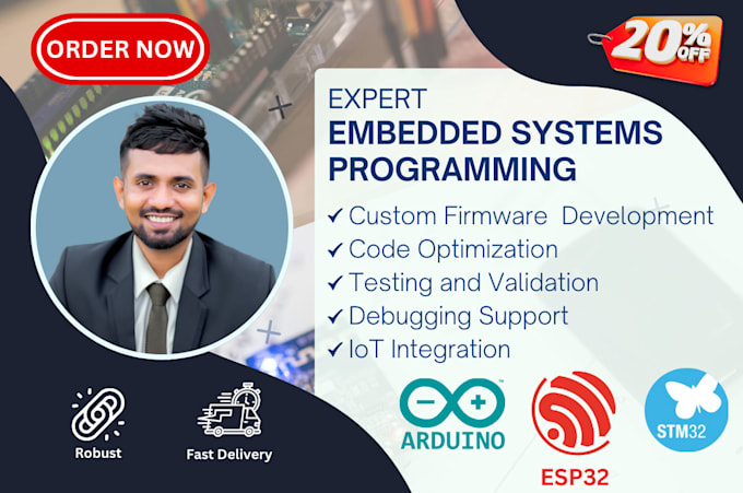 Gig Preview - Develop firmware for embedded systems