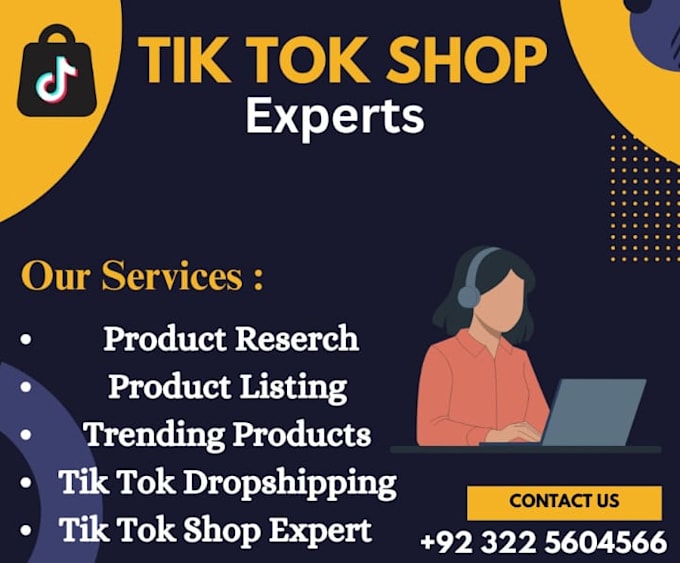 Gig Preview - Be your tiktok shop expert