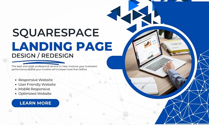 Gig Preview - Build a squarespace landing page design and redesign