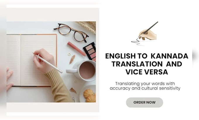 Gig Preview - Translate your documents from english to kannada or kannada to english