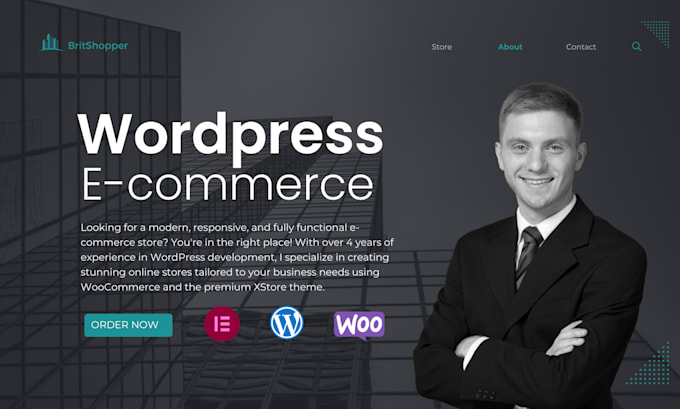 Gig Preview - Design ecommerce store using woocommerce,xstore in wordpress