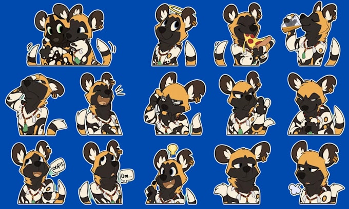 Gig Preview - Furry sticker furry nsfw telegram sticker discord sticker animated sticker nsfw