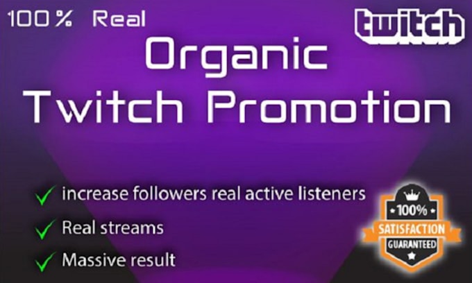 Gig Preview - Do twitch channel management, optimization, marketing, growth and affiliate