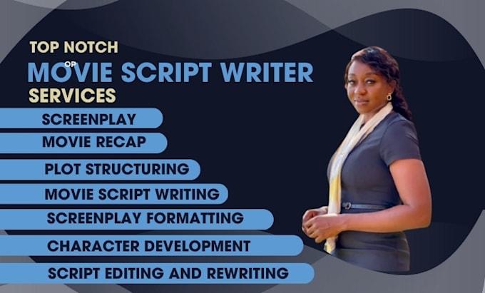 Bestseller - do movie script, screenplay, screenwriting, movie script writing, script writer