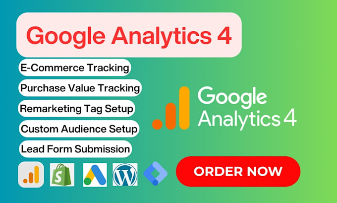 Gig Preview - Fix or setup google analytics 4, ga4 ecommerce tracking, conversion tracking GTM