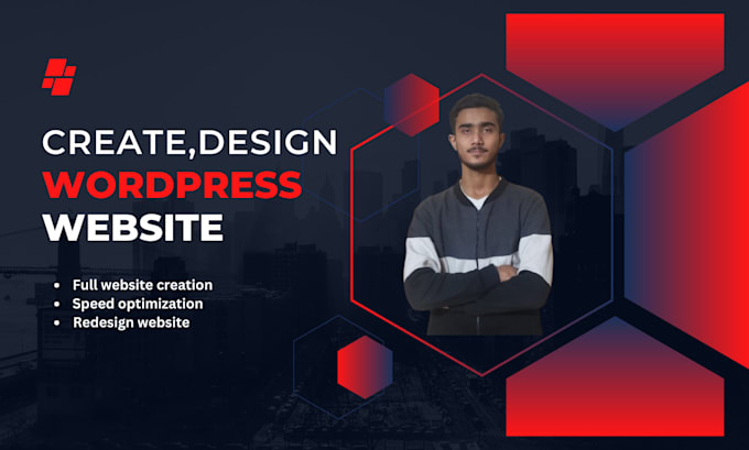 Gig Preview - Create wordpress website design and redesign wordpress