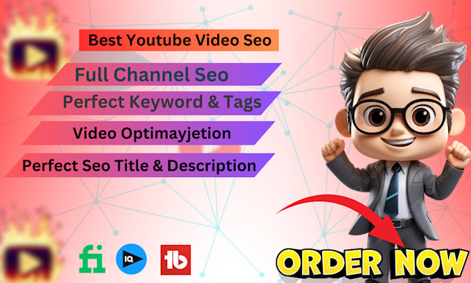 Gig Preview - Be best youtube video SEO expert with vidiq and tubebuddy