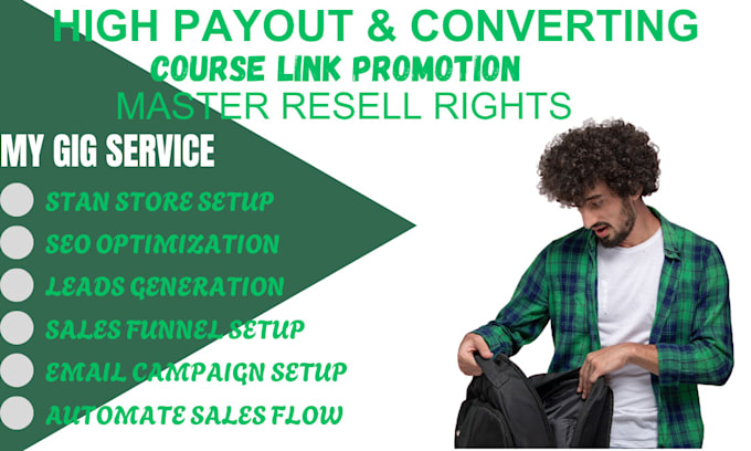 Gig Preview - Boost course sales with email marketing for passive income