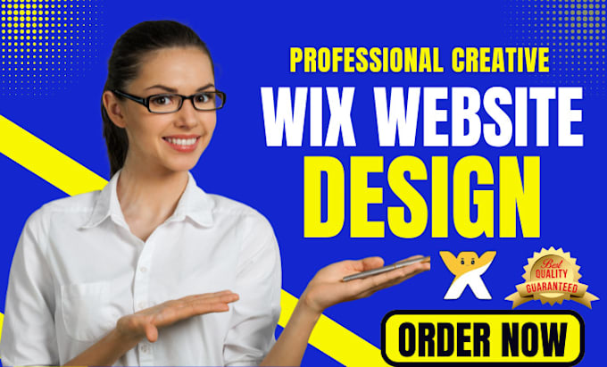 Gig Preview - Design wix website and redesign a business wix website