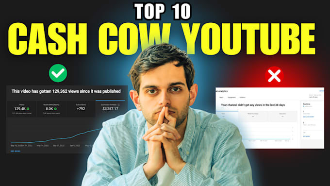 Gig Preview - Automated cash cow, cash cow youtube ,cash cow channel, cash cow videos