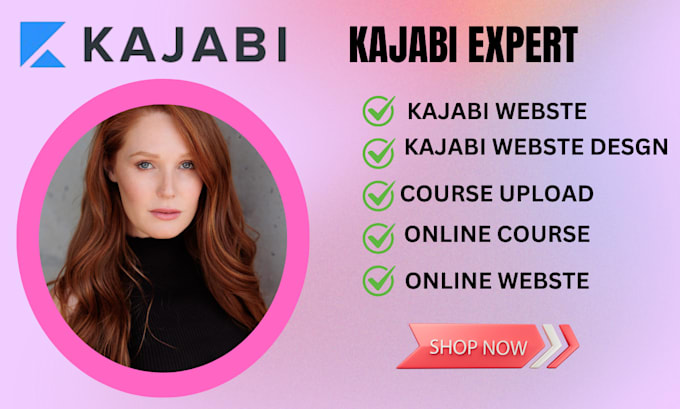 Gig Preview - Kajabi course website design kajabi online course setup kajabi sales funnel