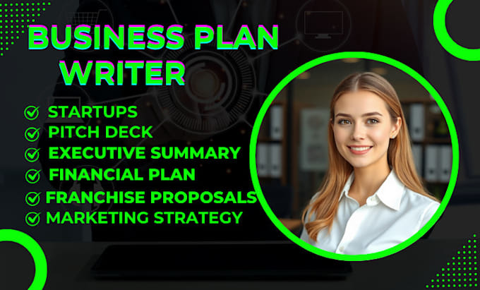 Bestseller - investor ready business plan writer, startup, financial plan, franchise proposa