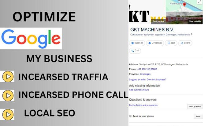 Gig Preview - Create verified gmb google my business profile with instant verification