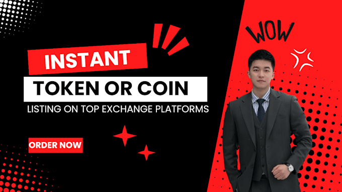 Bestseller - do instant token or coin listing on coingecko coinmarketcap and binance