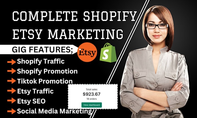 Gig Preview - Shopify dropshipping marketing , etsy shop promotion, traffic ads, facebook shop