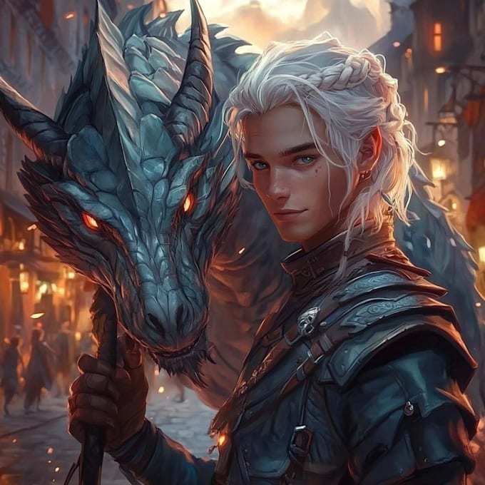 Bestseller - make fantasy character art and illustration