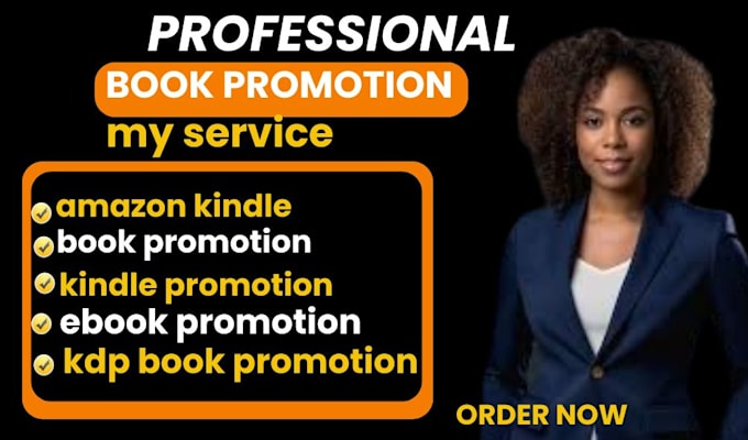 Gig Preview - Do amazon book marketing ebook promotion and kindle book promotion