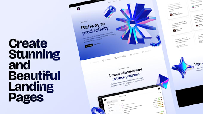 Bestseller - create stunning and creative landing page