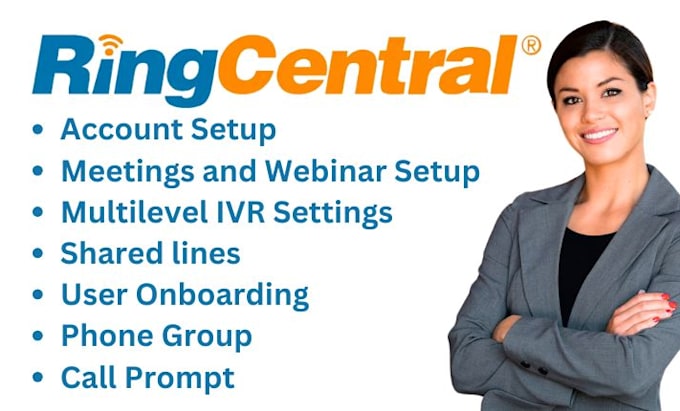 Gig Preview - Setup ringcentral openphone voip 8x8 grasshoper aircall IVR phone setup