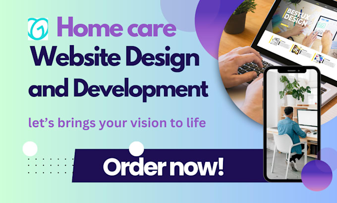 Gig Preview - Create home care website of customised design