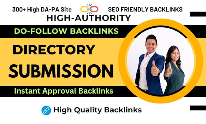 Gig Preview - Create high authority dofollow directory submission backlinks for SEO