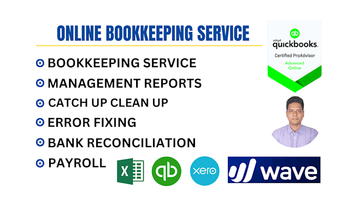 Bestseller - do accounting bookkeeping in quickbooks online