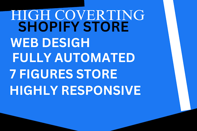 Gig Preview - Design, redesign, dropshipping store ,and your website