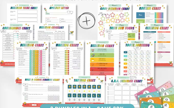 Gig Preview - Design daily planner kids, playtime schedules, play and learn calendar, kid plan