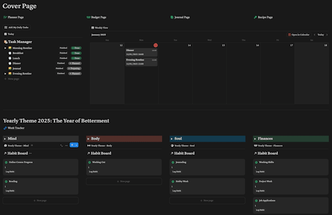 Gig Preview - Create a bespoke notion system for you