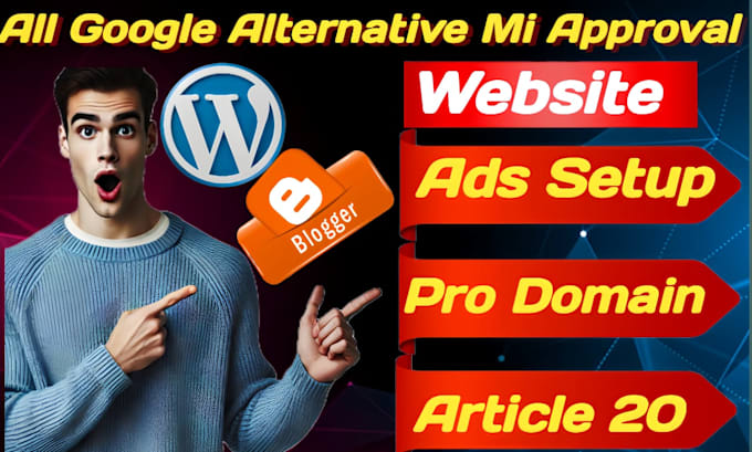 Gig Preview - Provide adsens and other ads network approvel on website