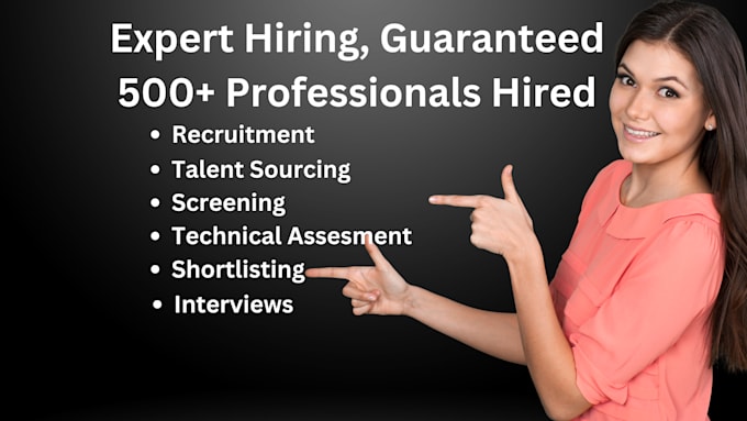 Gig Preview - Do screening interviews and hiring as expert recruiter