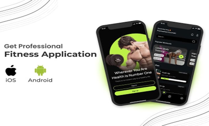 Bestseller - develop a workout app, gym app, exercise and meditation app for android and IOS