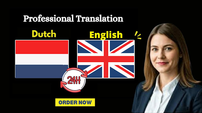 Gig Preview - Localize dutch to english translation service