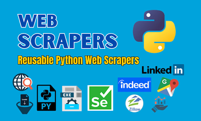 Gig Preview - Do python web scraping,web scraper and data scraping tools