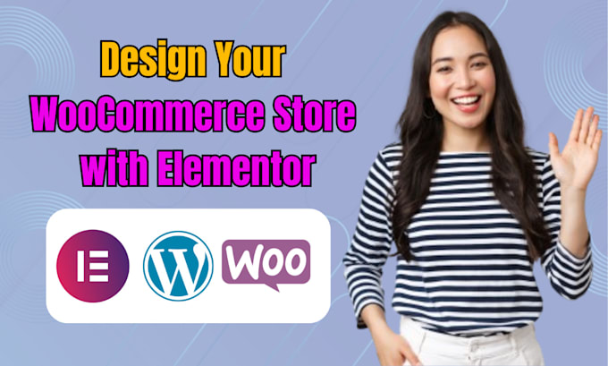 Gig Preview - Design your woocommerce store with elementor