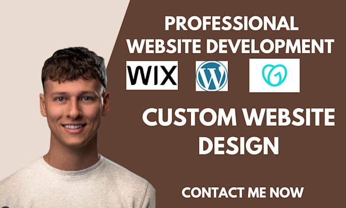 Gig Preview - Develop design redesign custom wordpress webflow weebly wix godaddy duda website