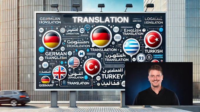 Gig Preview - Offer translation in german, turkish, and english by an authorized translator