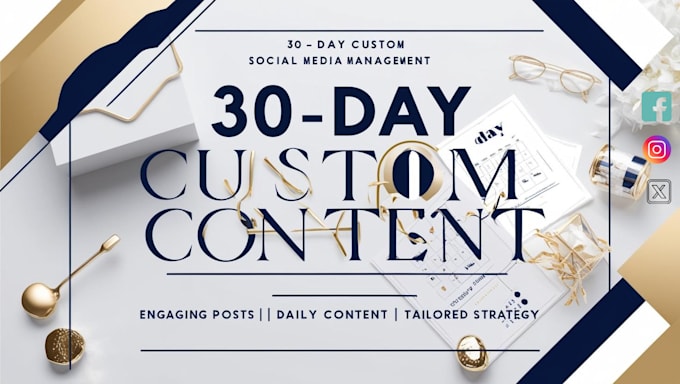 Gig Preview - Create 30 custom social media posts to boost your brand engagement