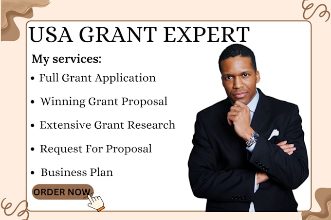 Gig Preview - Do grant writing business plan grant proposal grant research for you