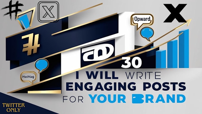 Gig Preview - Write 30 engaging posts for twitter x account to boost your brand