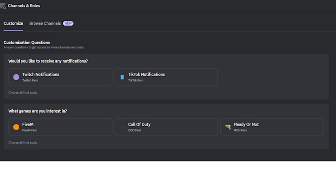 Gig Preview - Build you your very own custom discord server