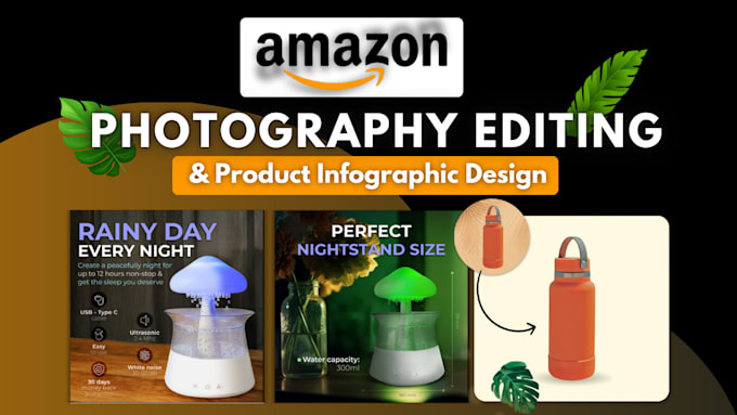 Bestseller - do amazon product photography editing, product infographic, amazon image editing