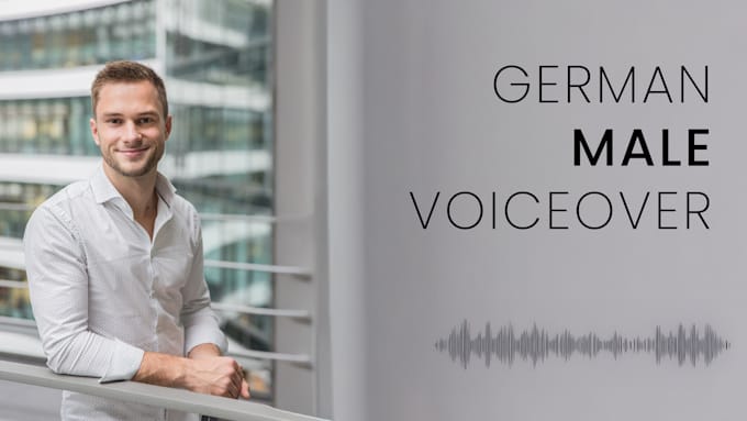 Gig Preview - Produce your professional german voiceover