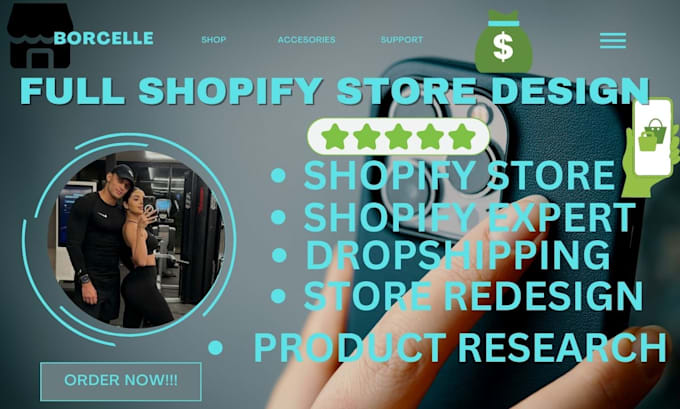 Bestseller - do professional shopify dropshipping store wesites design