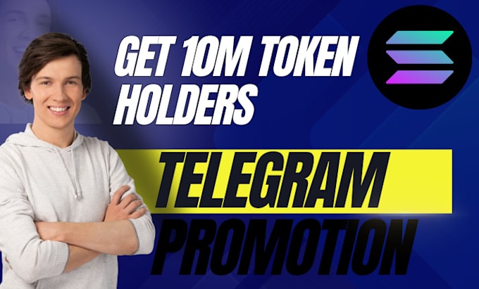 Gig Preview - Telegram promotion get pengu token holder to invest in your token reach 200m mc