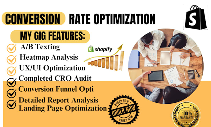 Gig Preview - Do shopify marketing, shopify cro, conversion rate optimization to boost sales