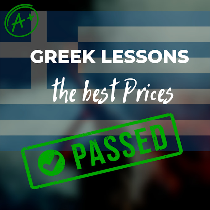 Gig Preview - Teach you greek online  personalized lessons for all levels