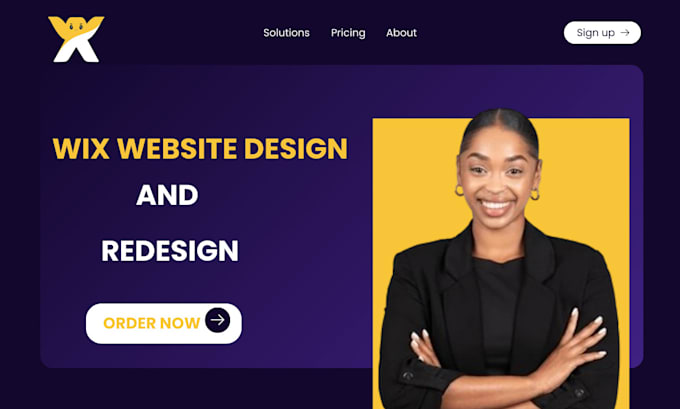 Gig Preview - Do wix website design, redesign, wix redesign, wix webflow, redesign