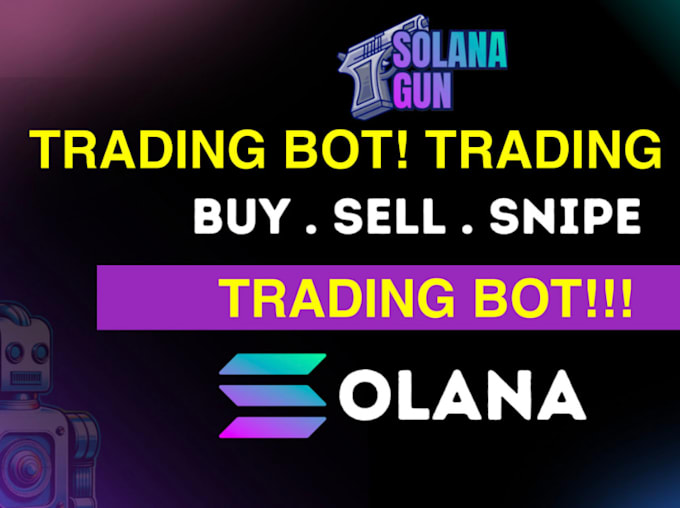 Gig Preview - Do volume bot, crypto bot ,trading bot, volume, solana bot, solana volume bot